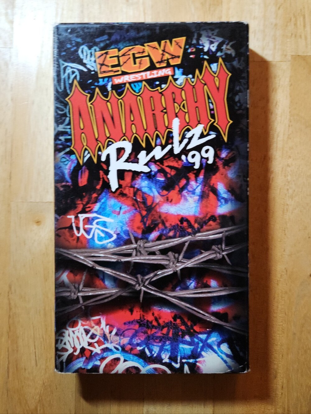 ECW - Anarchy Rulz 99 (VHS, 2002) rare Out of Print OOP vtg wrestling video tape